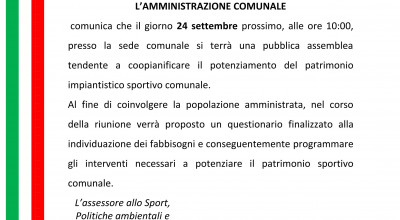 POTENZIAMENTO IMPIANTISTICA SPORTIVA COMUNALE