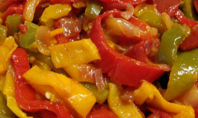 Peperonata alla leccese (brudinu de pipirussi)