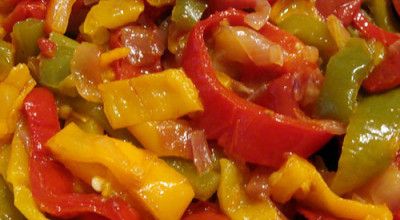 Peperonata alla leccese  (brudinu de pipirussi)